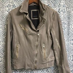 sz Small Mauritius Sofia Leather Jacket